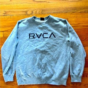 RVCA men’s sweatshirt. Size medium in Gray.